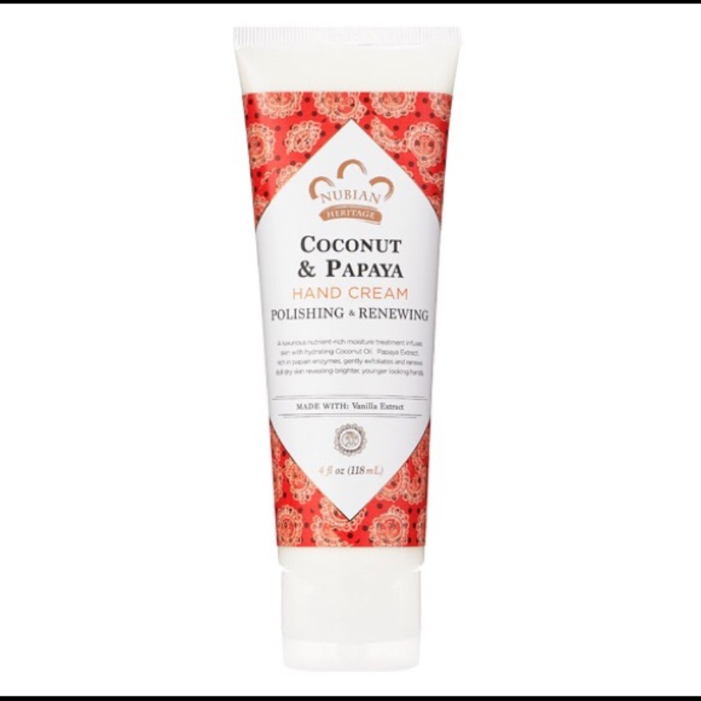 Nubian Coconut and Papaya Hand Cream